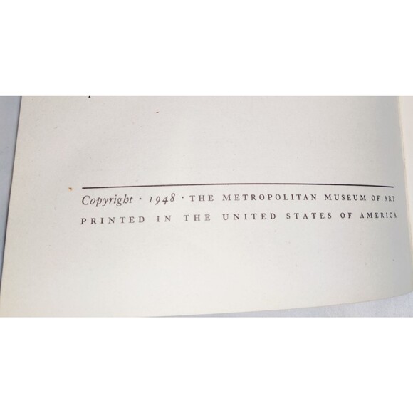 1948 Album #1 The Metropolitan Museum of Art Miniatures, With Unused Stamps - Picture 5 of 13